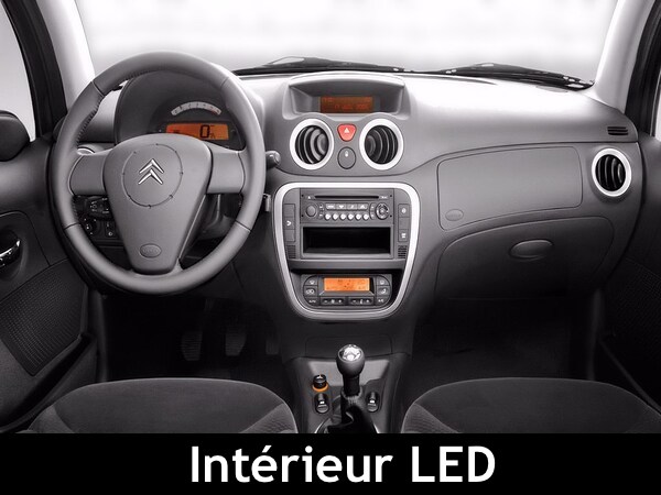 Pack ampoules LED intérieur pour Citroën C3