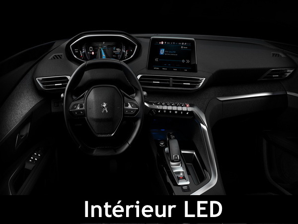Pack ampoules LED intérieur pour Peugeot 3008 II