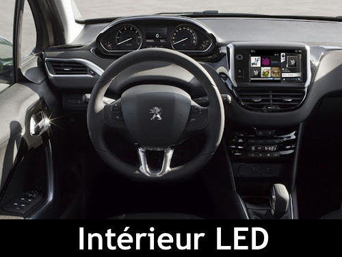 Pack ampoules LED intérieur pour Peugeot 208