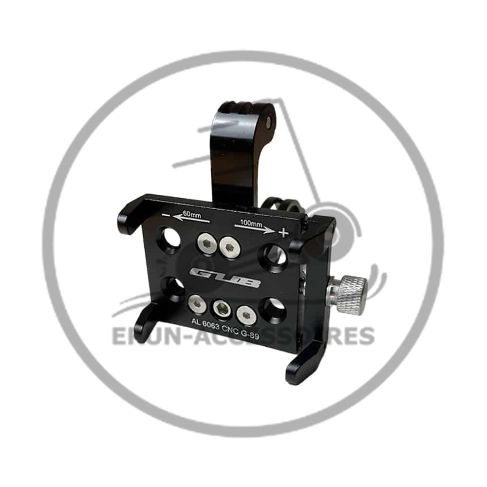 Support téléphone GUB G89 + support GoPro intégré