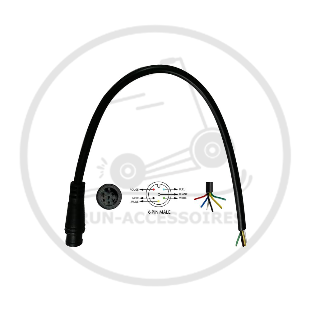 Connecteur étanche 6 pins Male Femelle