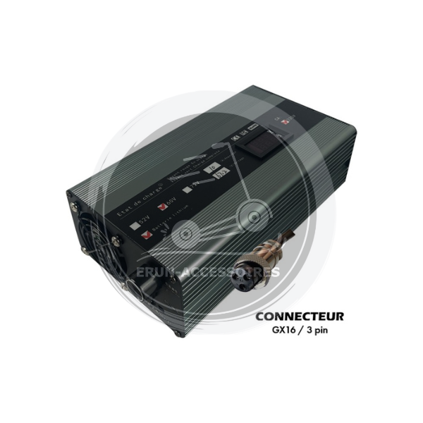 Chargeur rapide 60V 67 1-10A GX16-3P