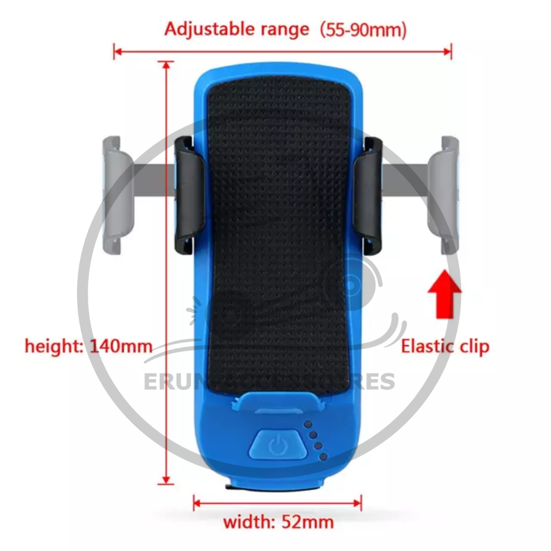 Eclairage support téléphone Bleu 1