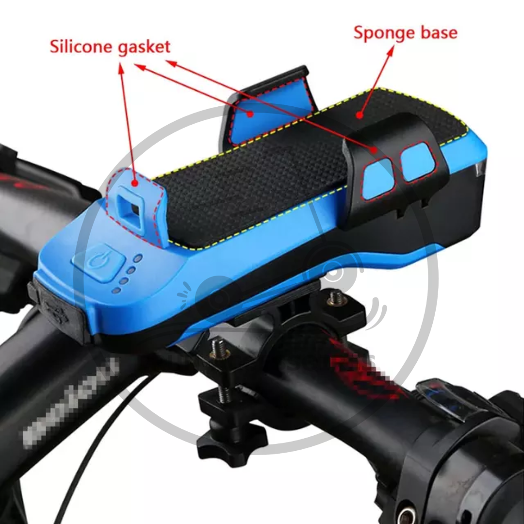 Eclairage support téléphone Bleu 3