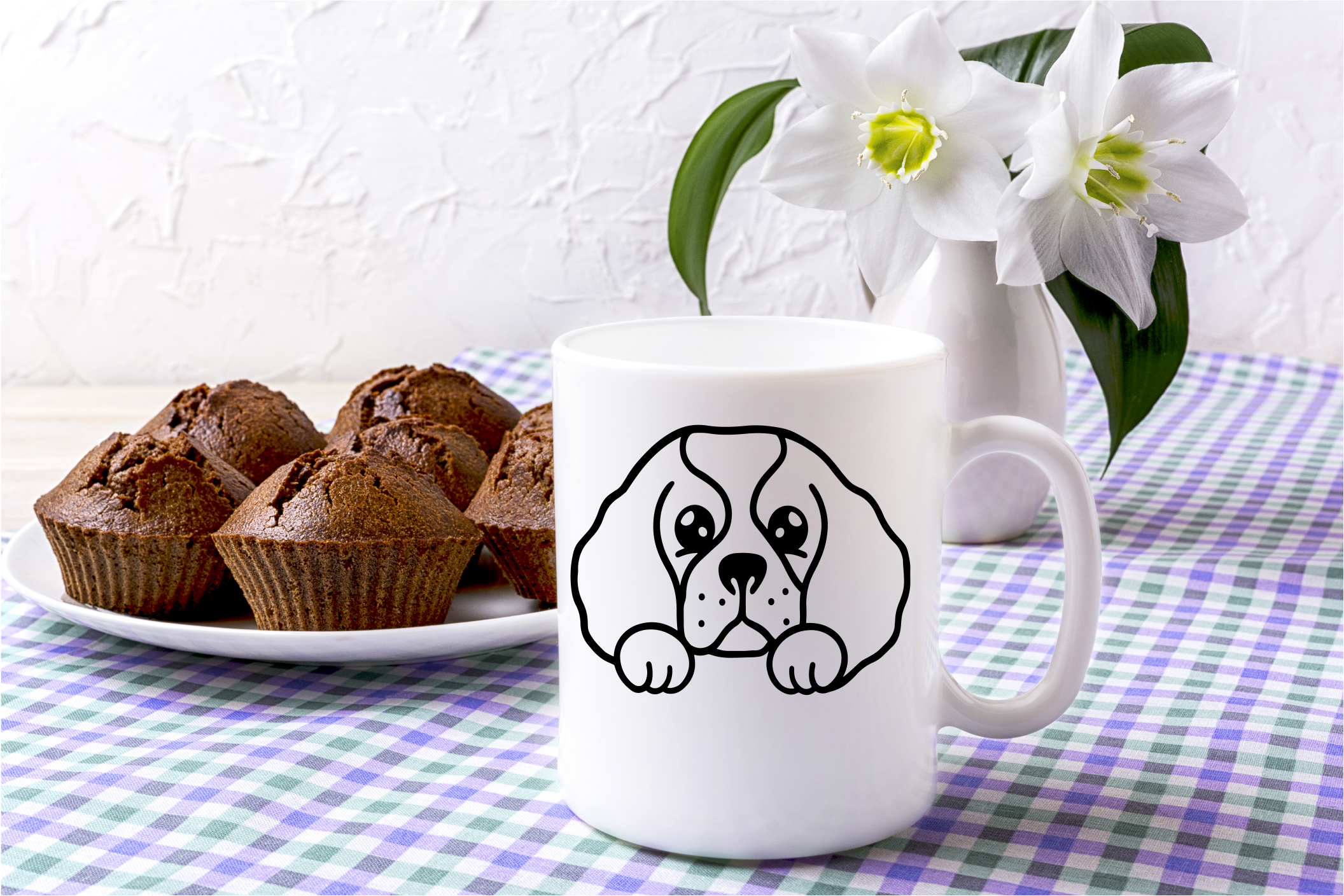 mug personnalisable pour chien cavaliers