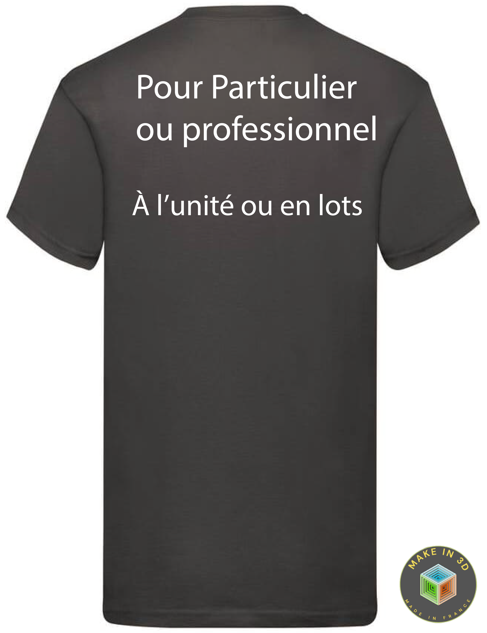 T shirt 3d cheap personnalisé