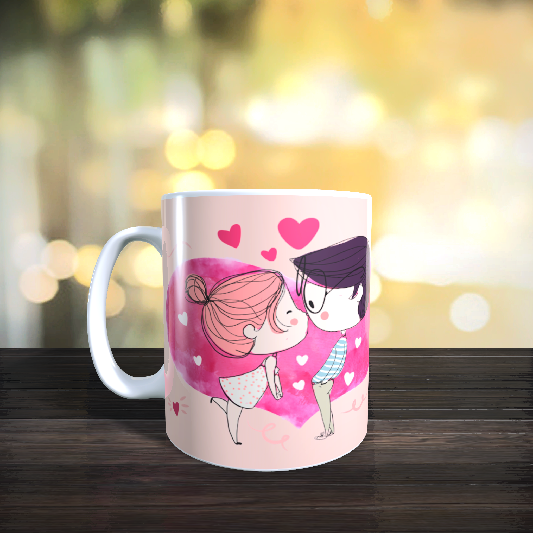 Mug tout ce dont tu as besoin c\'est de l\'amour personnalisé en céramique M-027
