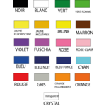 code couleur objet