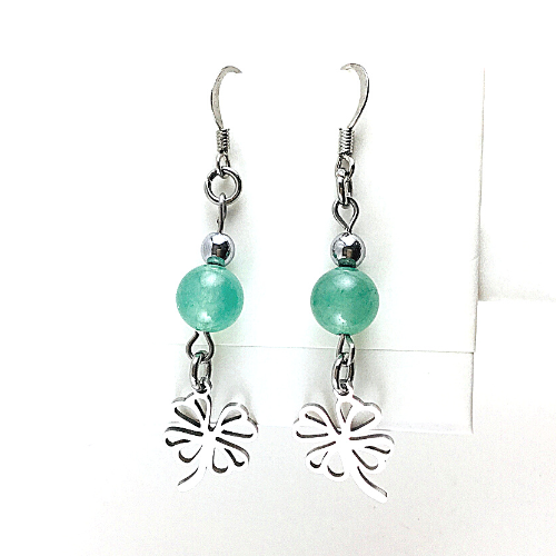 Boucles d\'oreilles Aventurine
