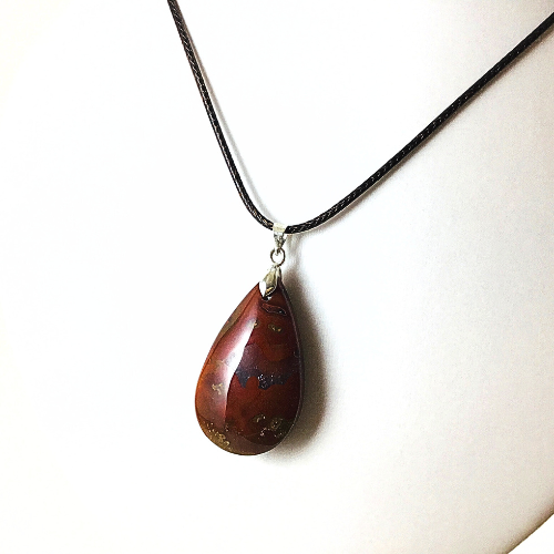 Collier Jaspe rouge