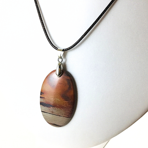 Collier Jaspe Mokaïte