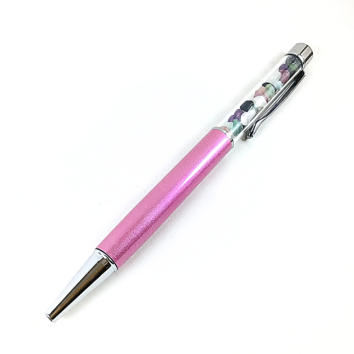 Stylo rose écriture noire