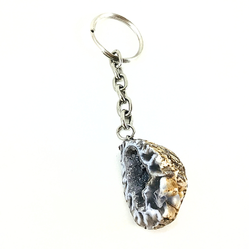 Porte-clés Géode d\'Agate 3
