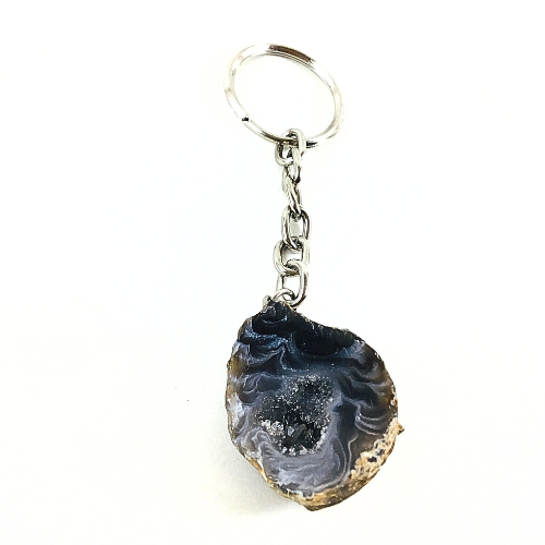 Porte-clés Géode d\'Agate 2