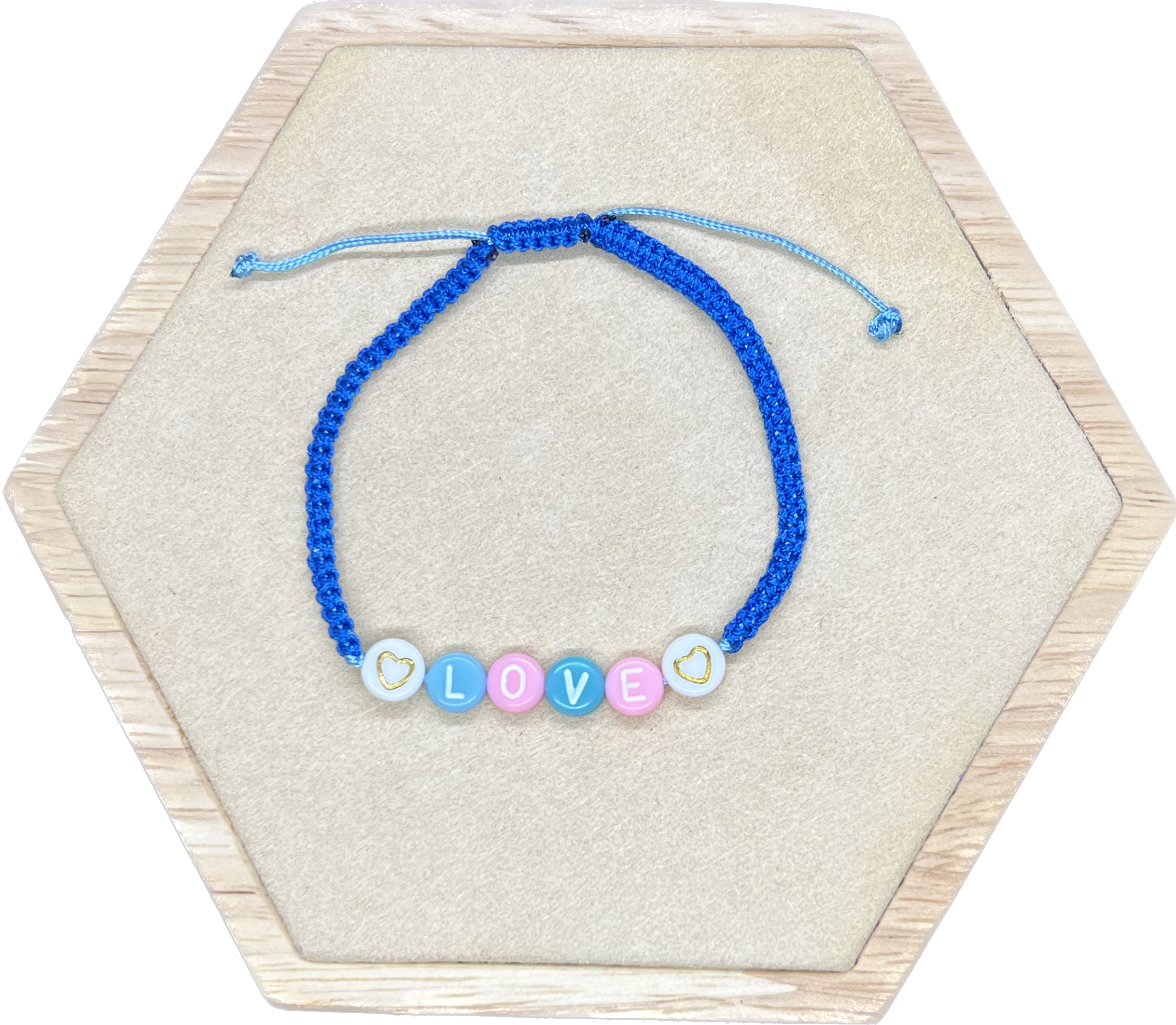 bracelet love bleu