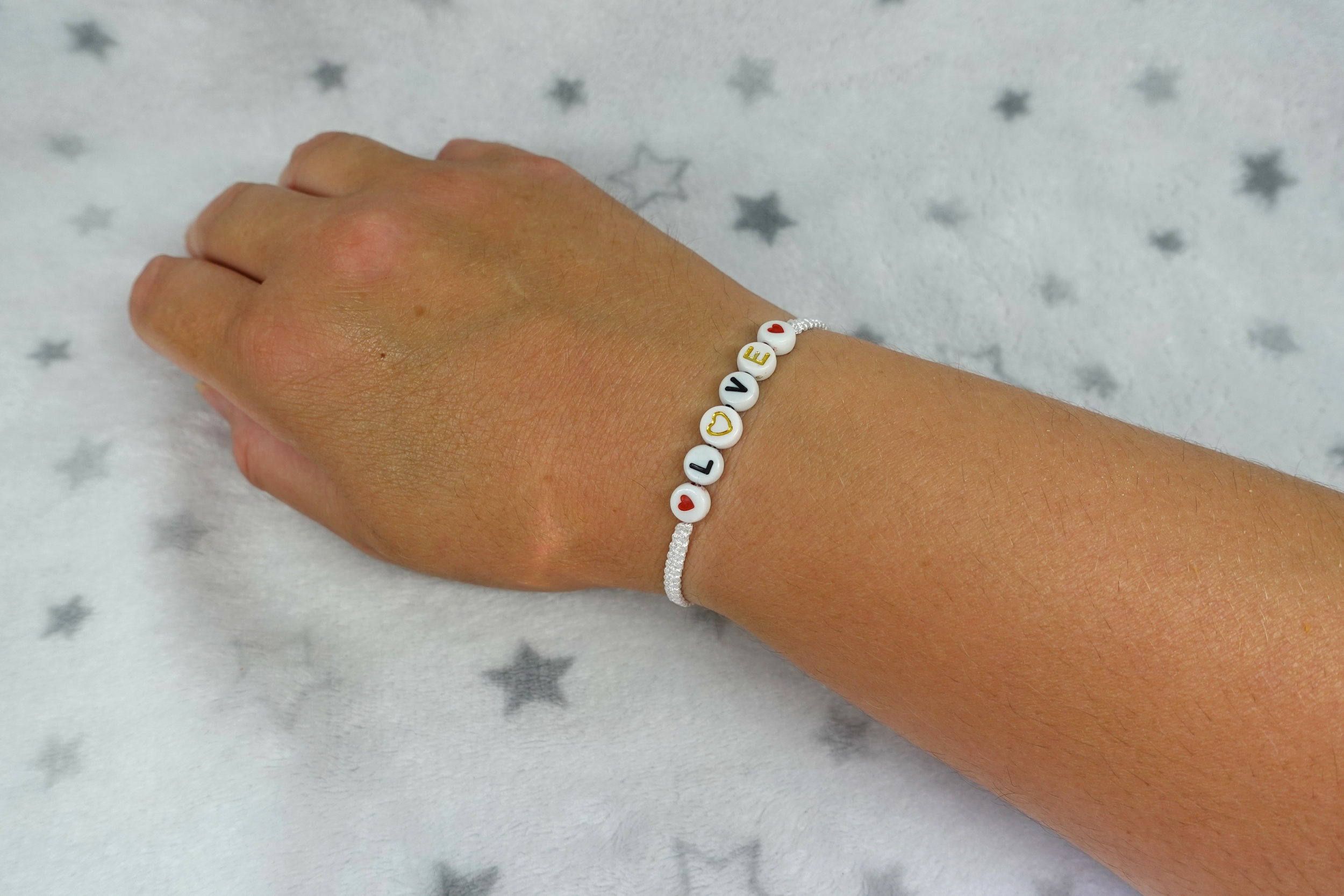 bracelet LOVE blanc 1