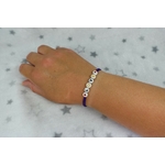 bracelet LOVE violet foncé 2