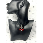 pendentif les roses damour noir 2