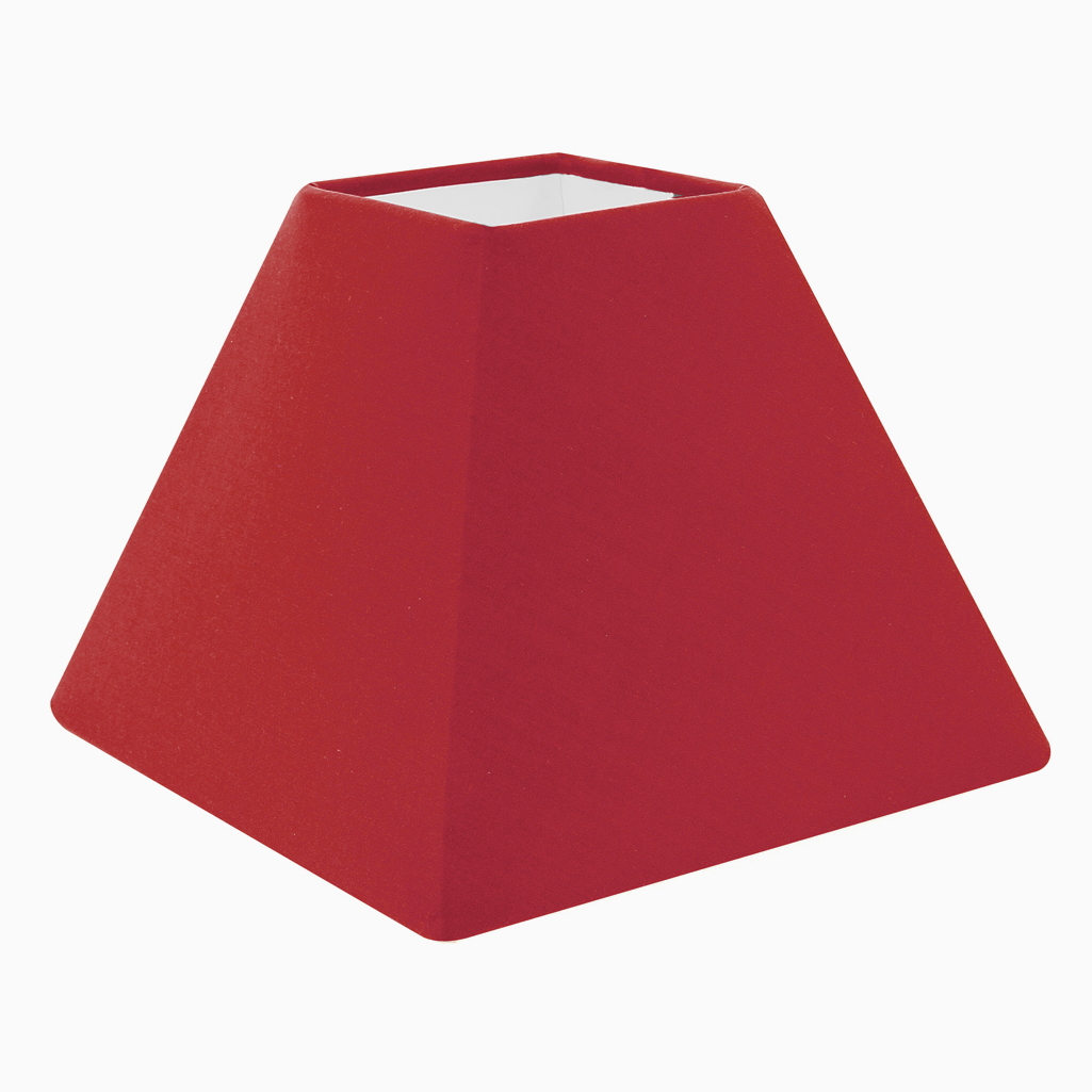 Royal Designs, Inc. Abat-jour Cloche Carré, Blanc