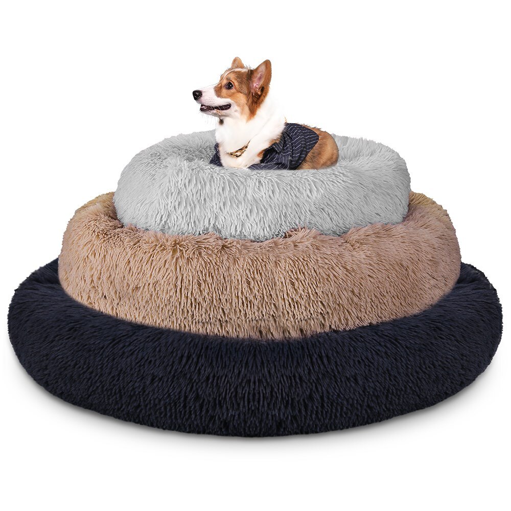 lit pour chien et chat ronde Super douce et confortable