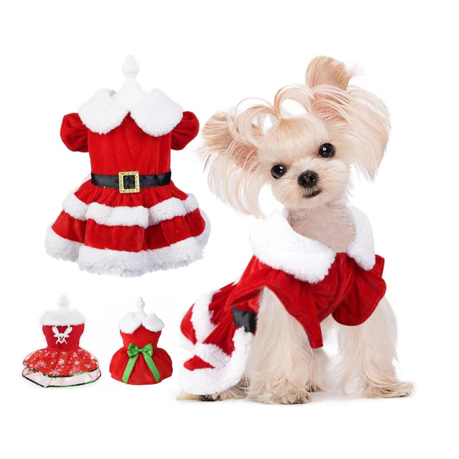 Robe de Noël pour chiens et chats