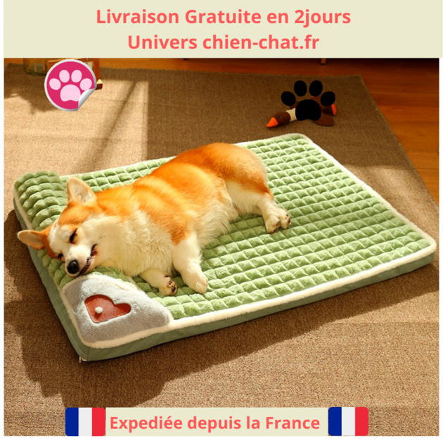 Lit Polaire Polochon De Luxe Pour Chiens De Petits Moyens Et Grands Chiens Couchage Univers