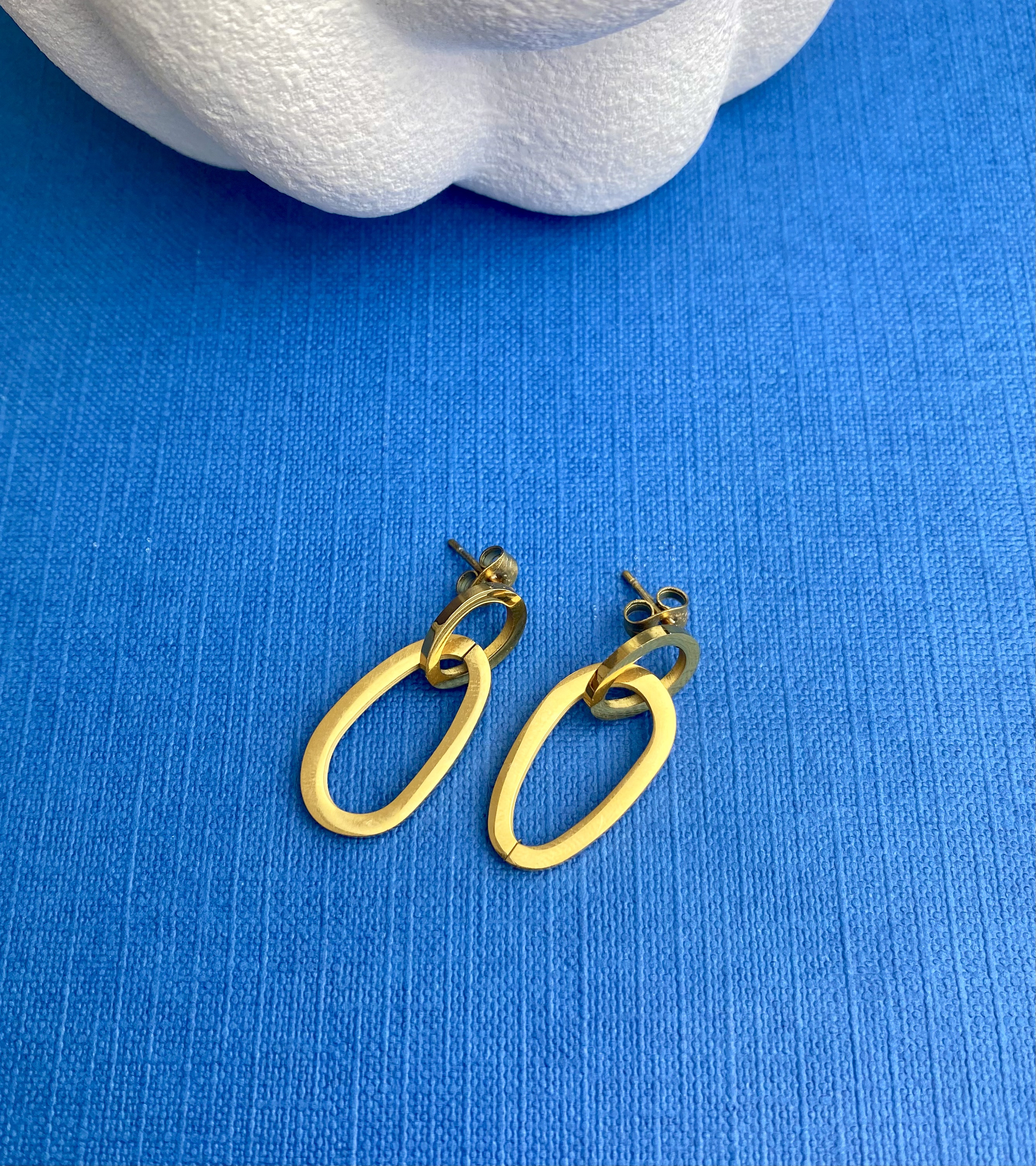 boucles d'oreilles acier inoxydable