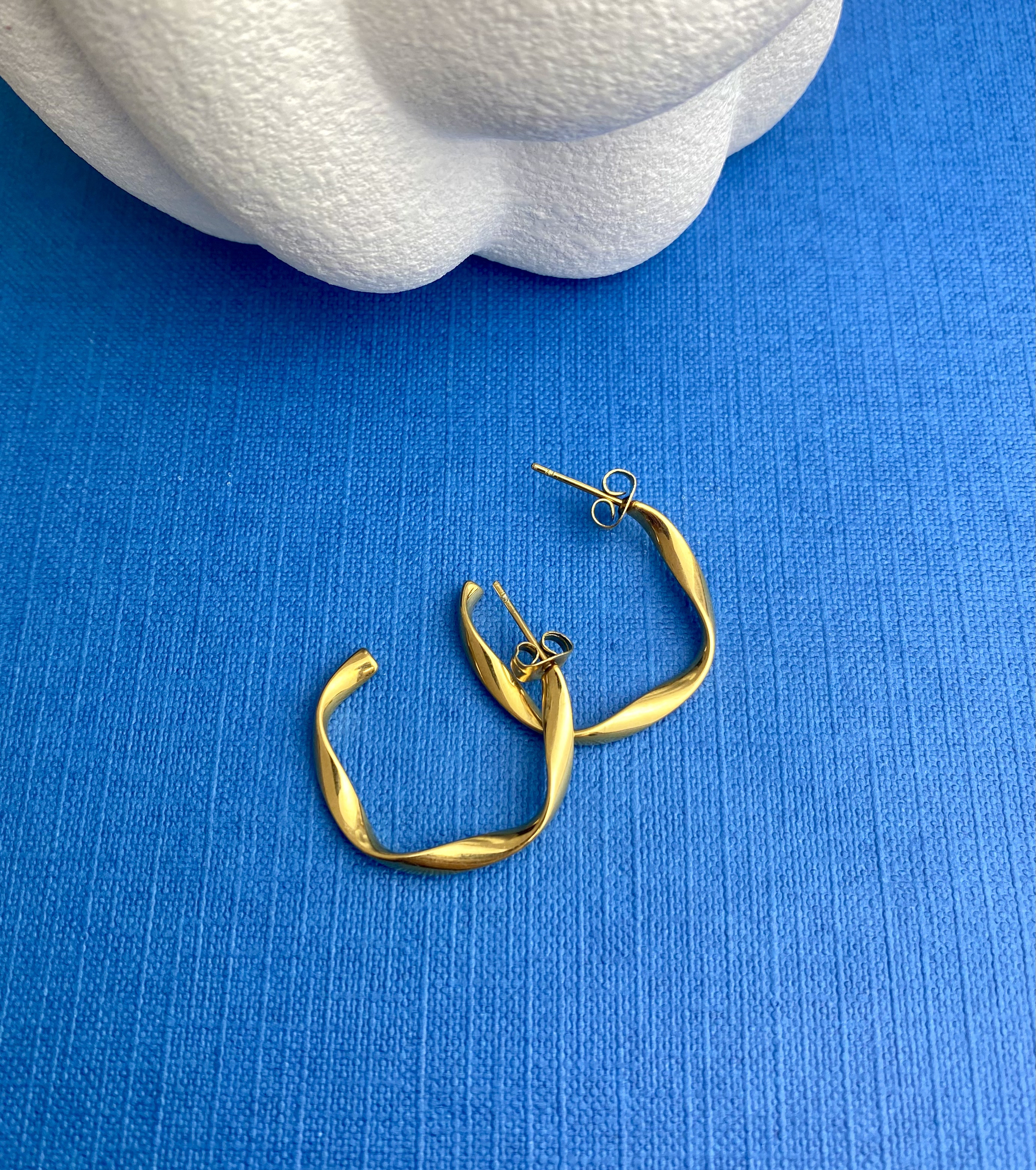 boucles d'oreilles acier inoxydable