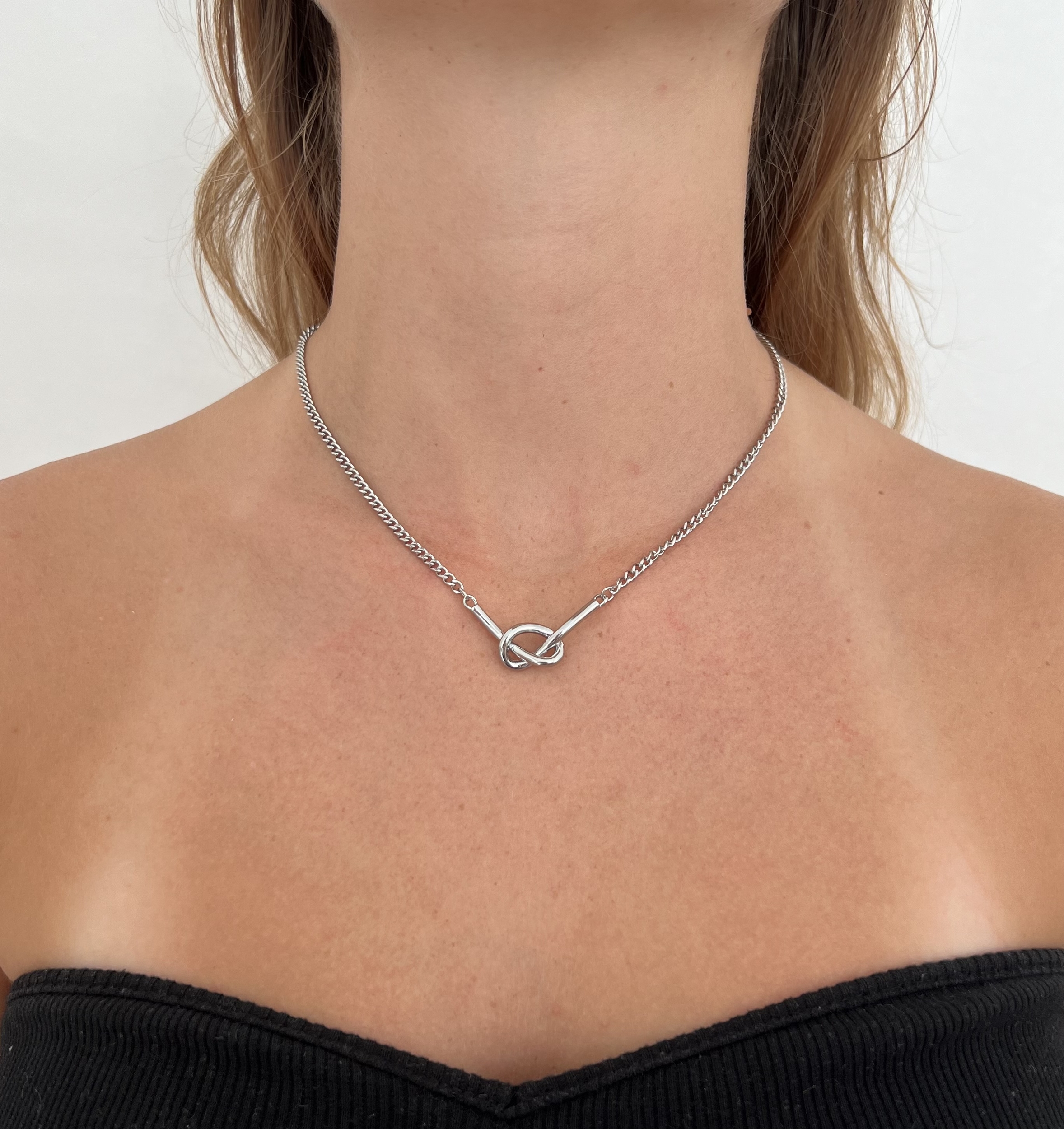 Collier Noeud Silver