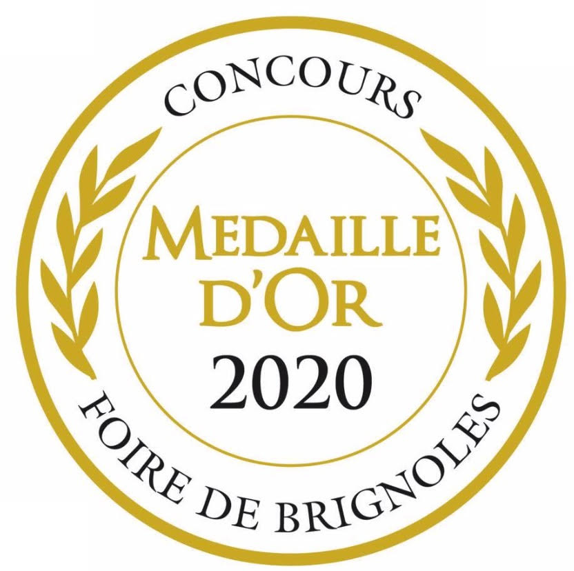 Medaille d OR 2020 au concours de la foire de Brignolespour l huile d olive de Corse L Aliva Marina www.luxfood-shop.fr