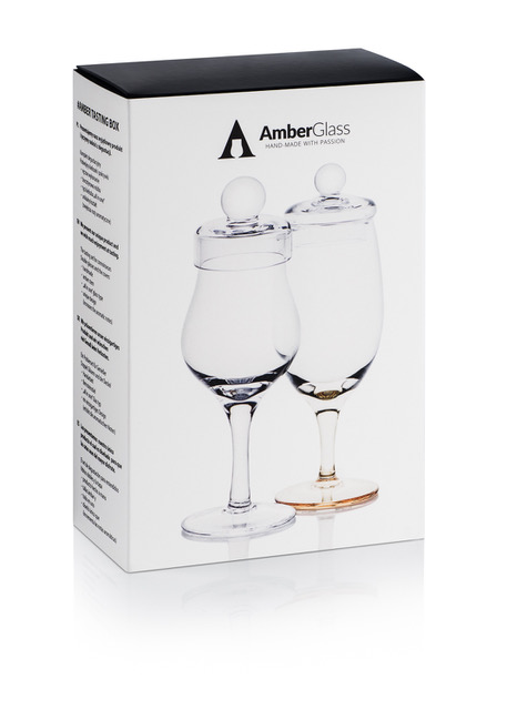 Boite Découverte de verres à dégustation pour whisky AmberGlass G100 et G201