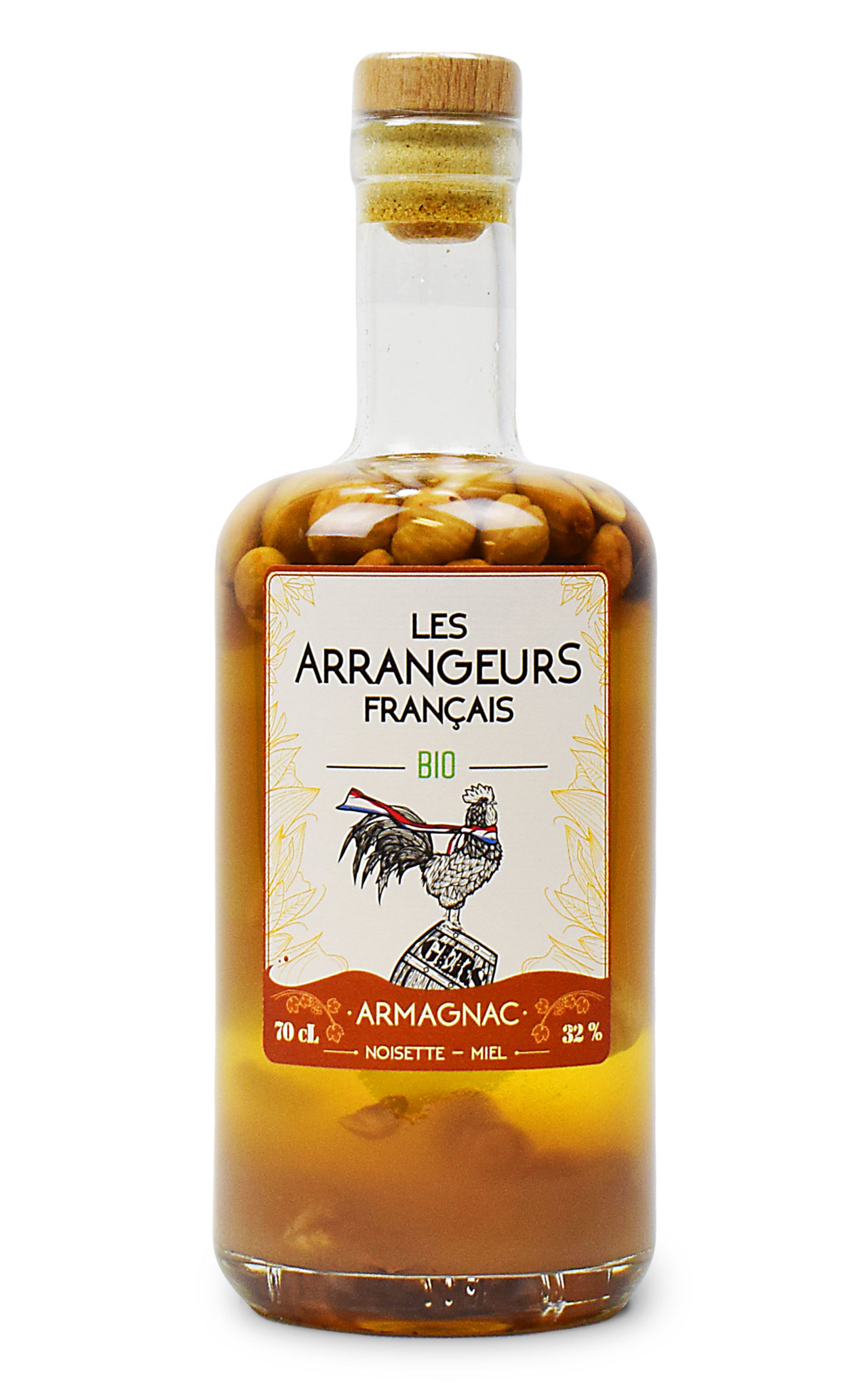 Armagnac arrangé Bio-Noisette-Miel-www.luxfood-shop.fr