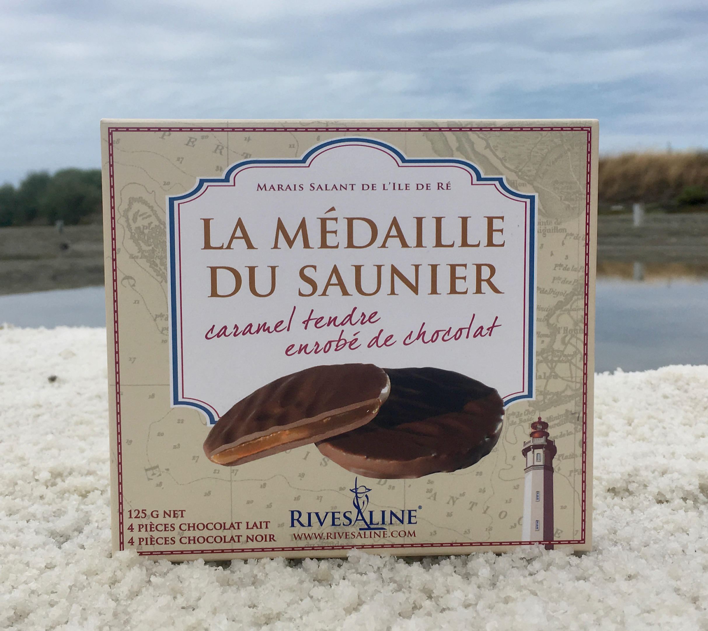 La Médaille du Saunier 125 g - RIVESALINE-www.luxfood-shop.fr
