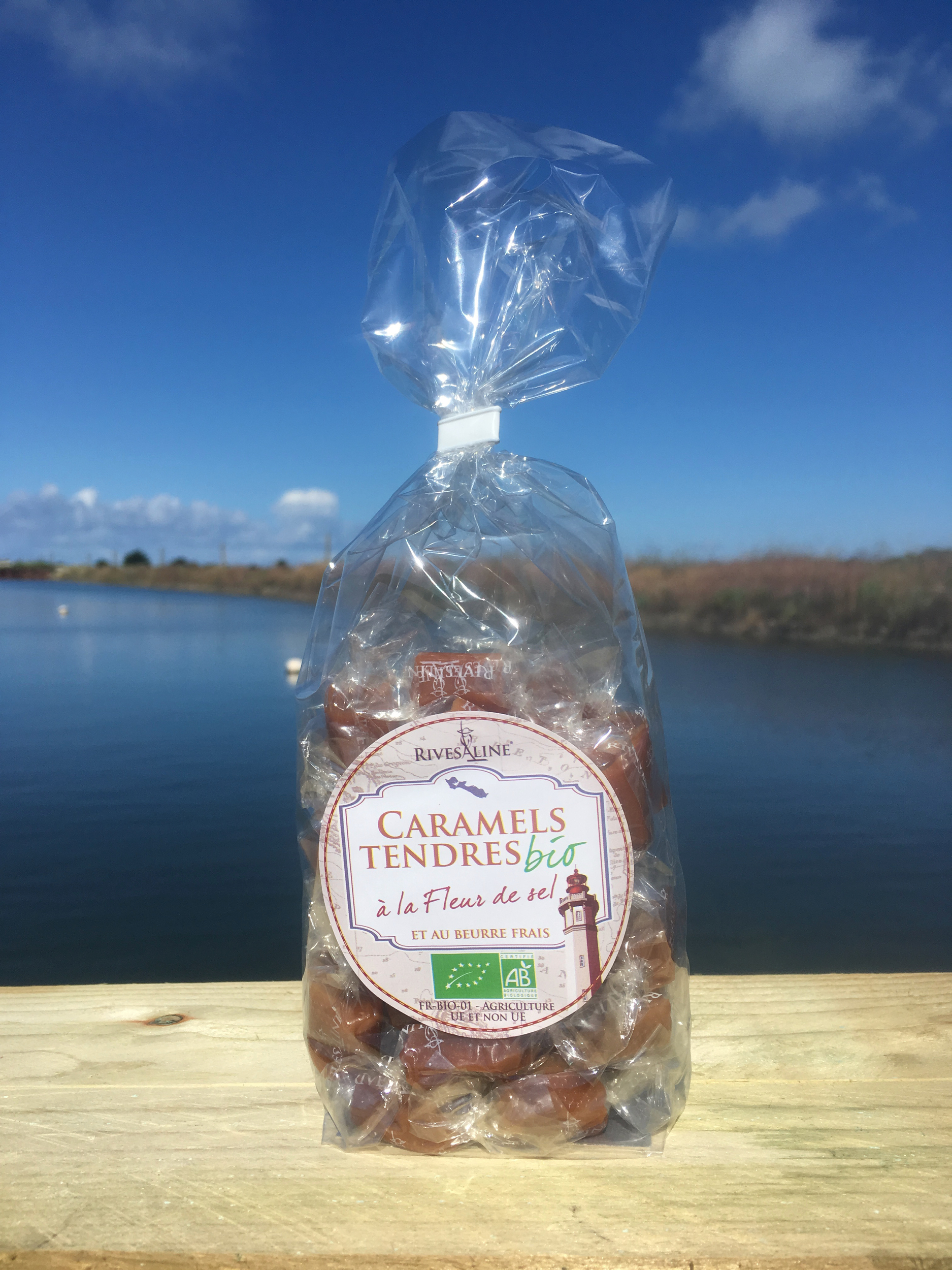 Caramels tendres 200 g BIO - RIVESALINE-www.luxfood-shop.fr