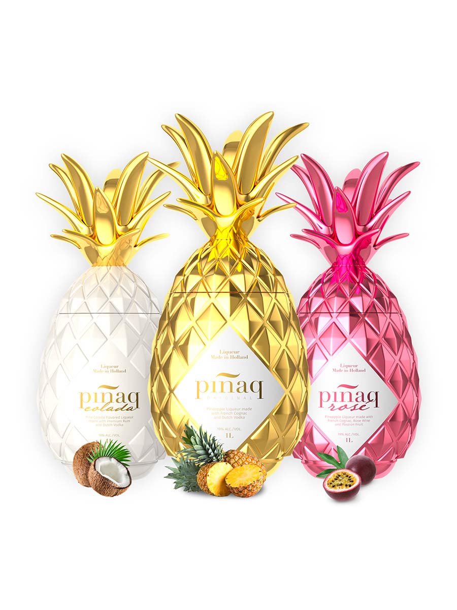 Pinaq-les 3 ananas liqueur www.luxfood-shop.fr