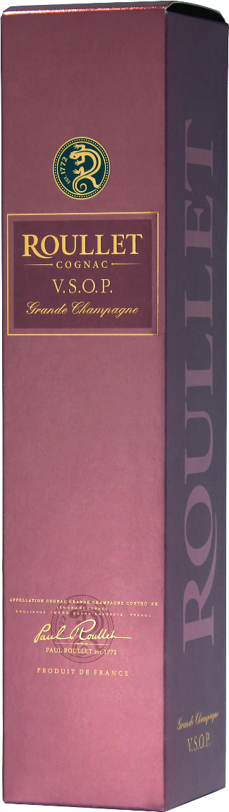 Cognac Roullet VSOP grande champagne avec étui www.luxfood-shop.fr