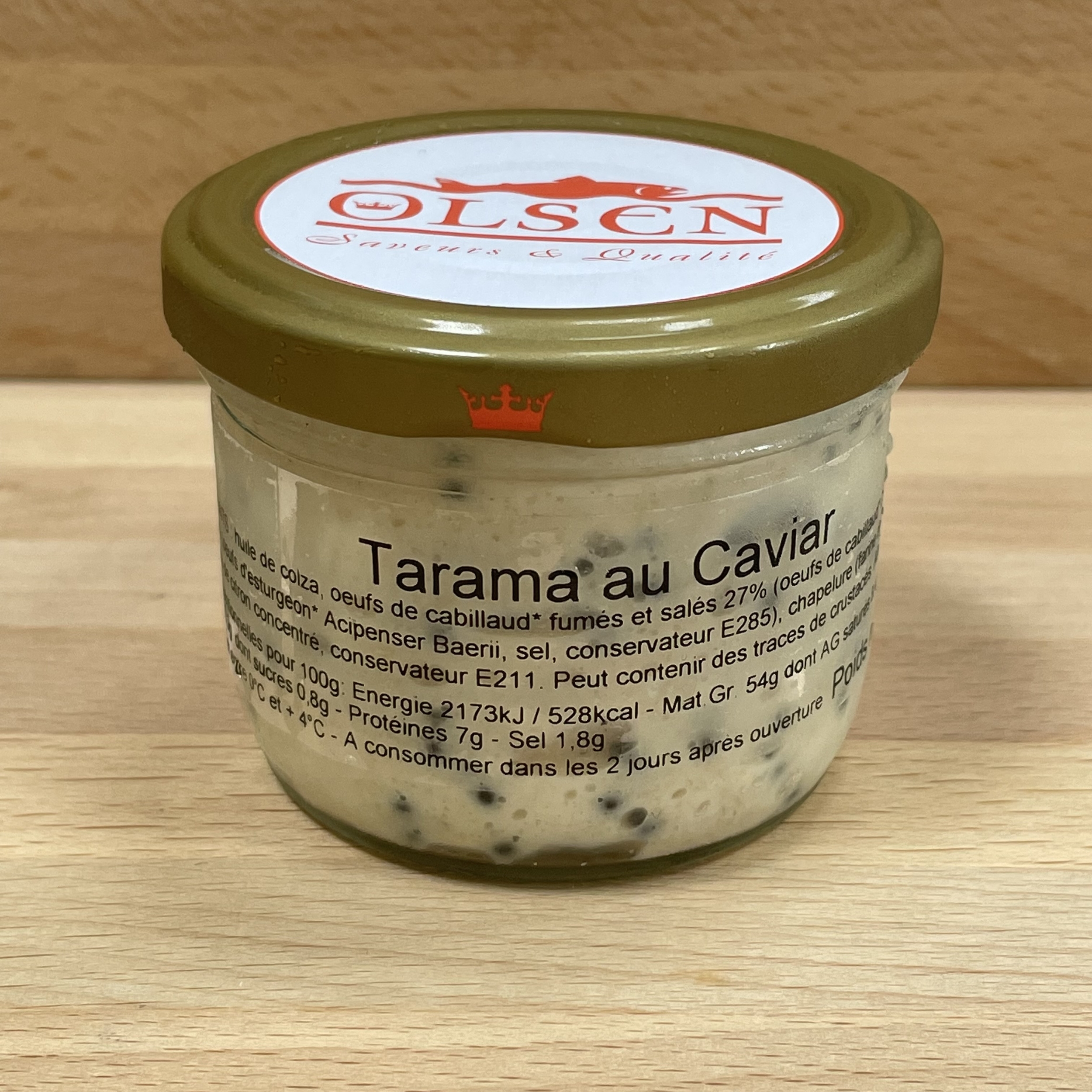 Tarama au caviar 90g-OLB38B-olsen-www.luxfood-shop.fr