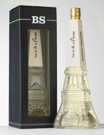 Eau de vie de prune Benoit Serres bouteille Tour Eiffel www.luxfood-shop.fr