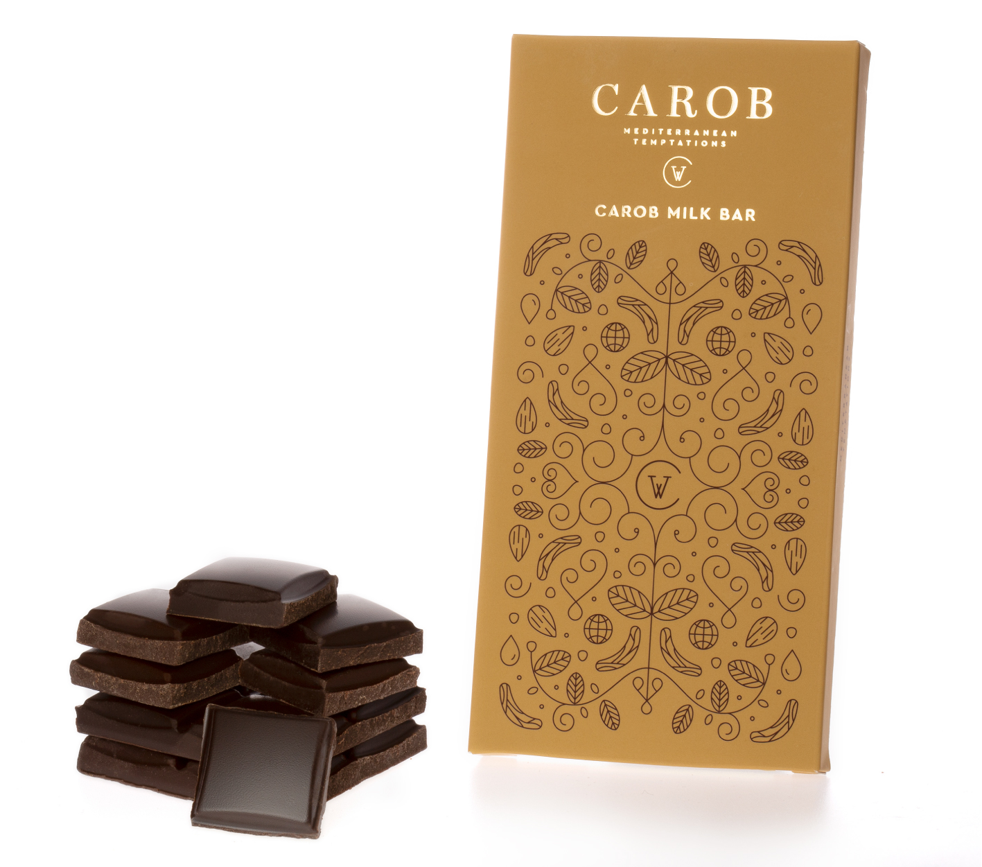 Tablette de caroube et lait-100g Carob World - www.luxfood-shop.fr-AR101