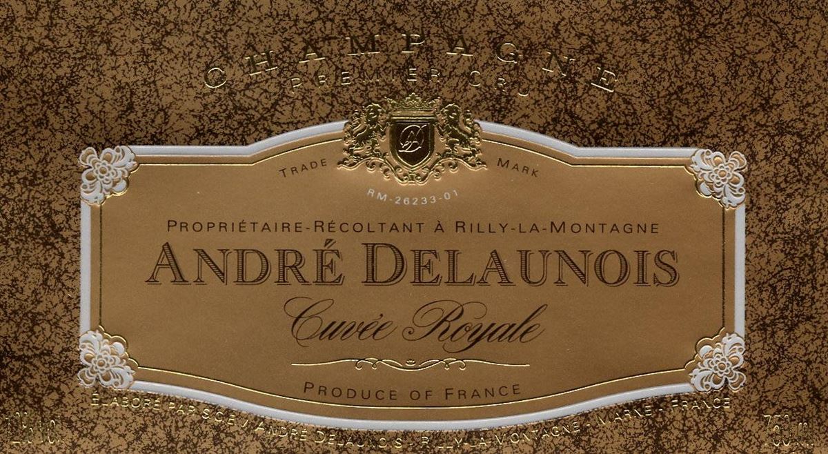Logi champagne andré Delaunois Cuvée Royale www.luxfood-shop.fr