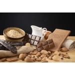 Tablette de caroube, amande et lait 100g Carob World - www.luxfood-shop.fr-AR103-2L