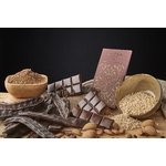 Tablette de caroube et amande 100g Carob World - www.luxfood-shop.fr-AR102-2L