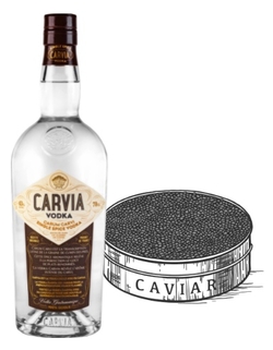 Vodka CARVIA et CAVIAR www.luxfood-shop.fr