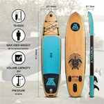 TOURUS-planche-de-paddle-gonflable-et-stable-en-bois-bleu-double-paisseur-11-pieds-33-pouces