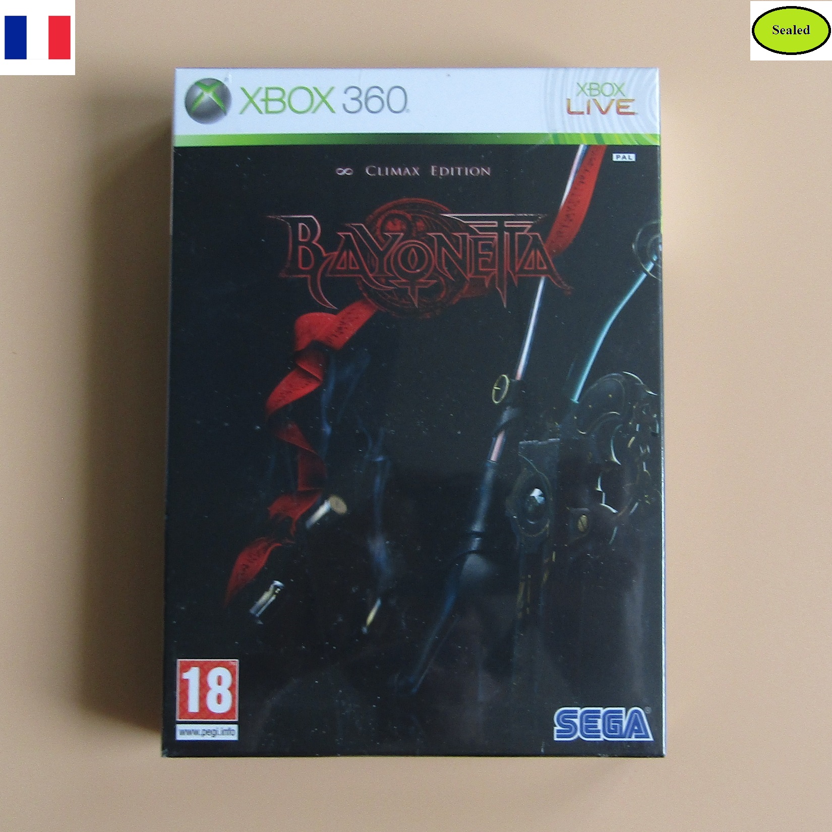 XBOX 360. Jeu Bayonetta. Climax Edition. Sega. 2010