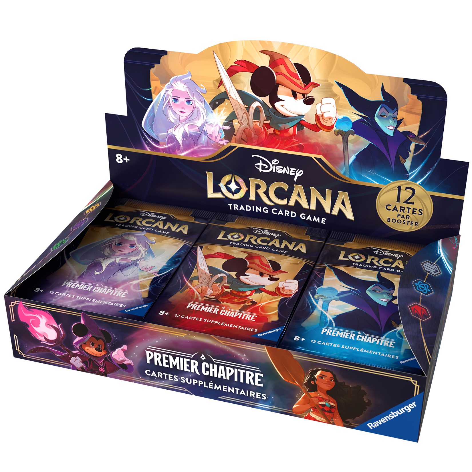 Disney Lorcana TCG. Display - Premier Chapitre - 24 Boosters - Scellé - Français