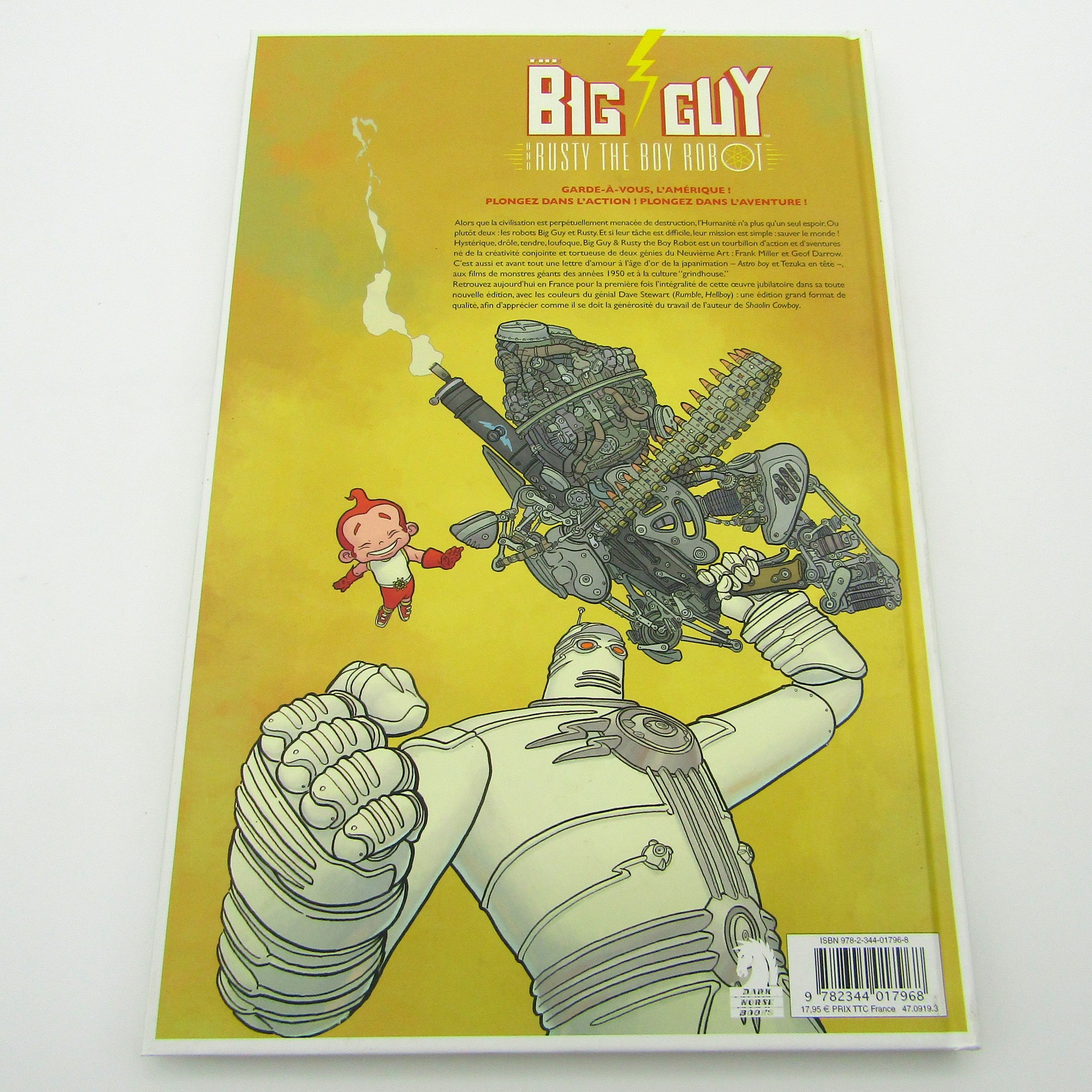 BD. The Big Guy. Rusty The Boy Rob. Miller Darrow Stewart. Glénat Comics