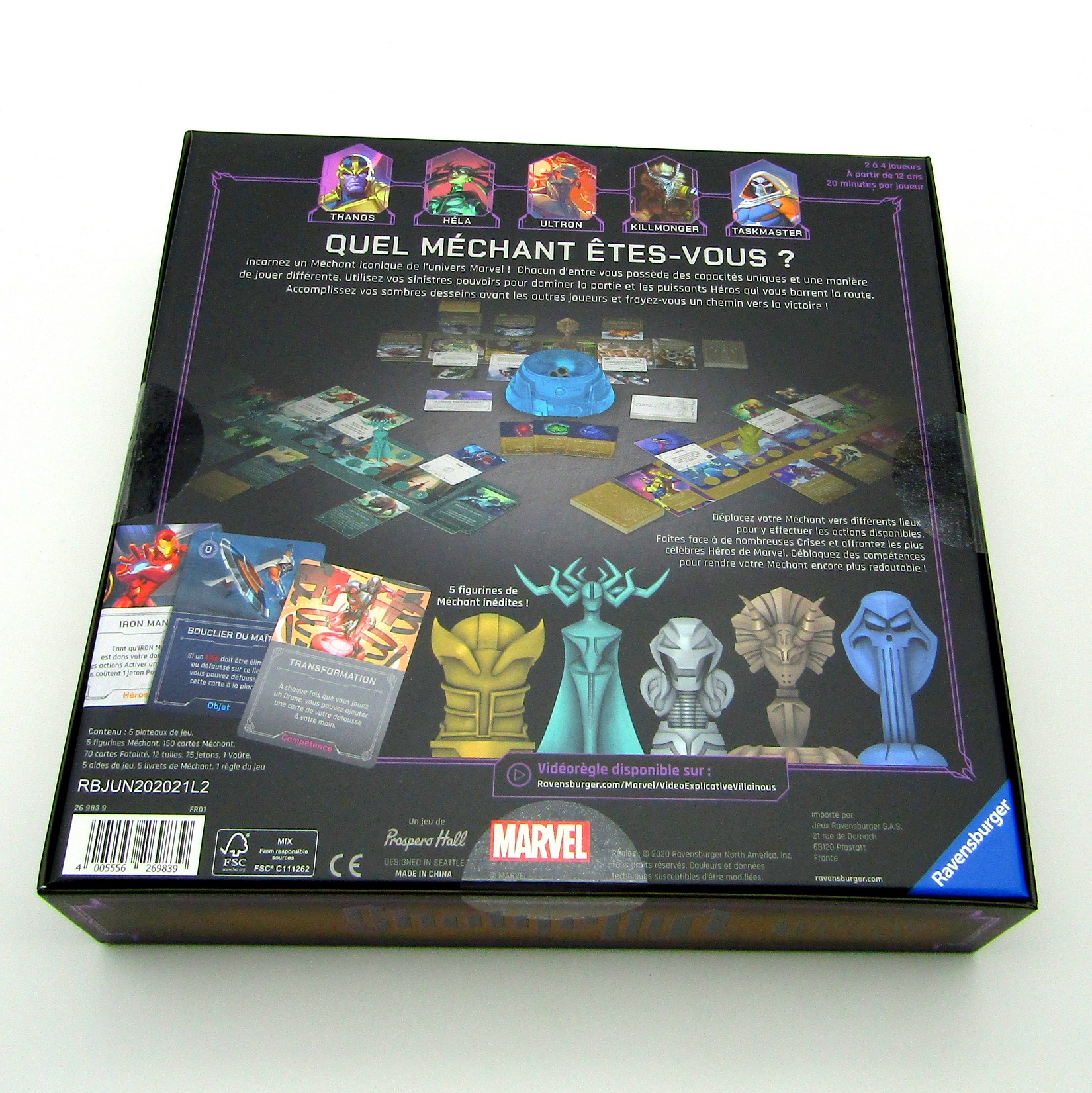 Ravensburger. Marvel Villainous. Jeux de société