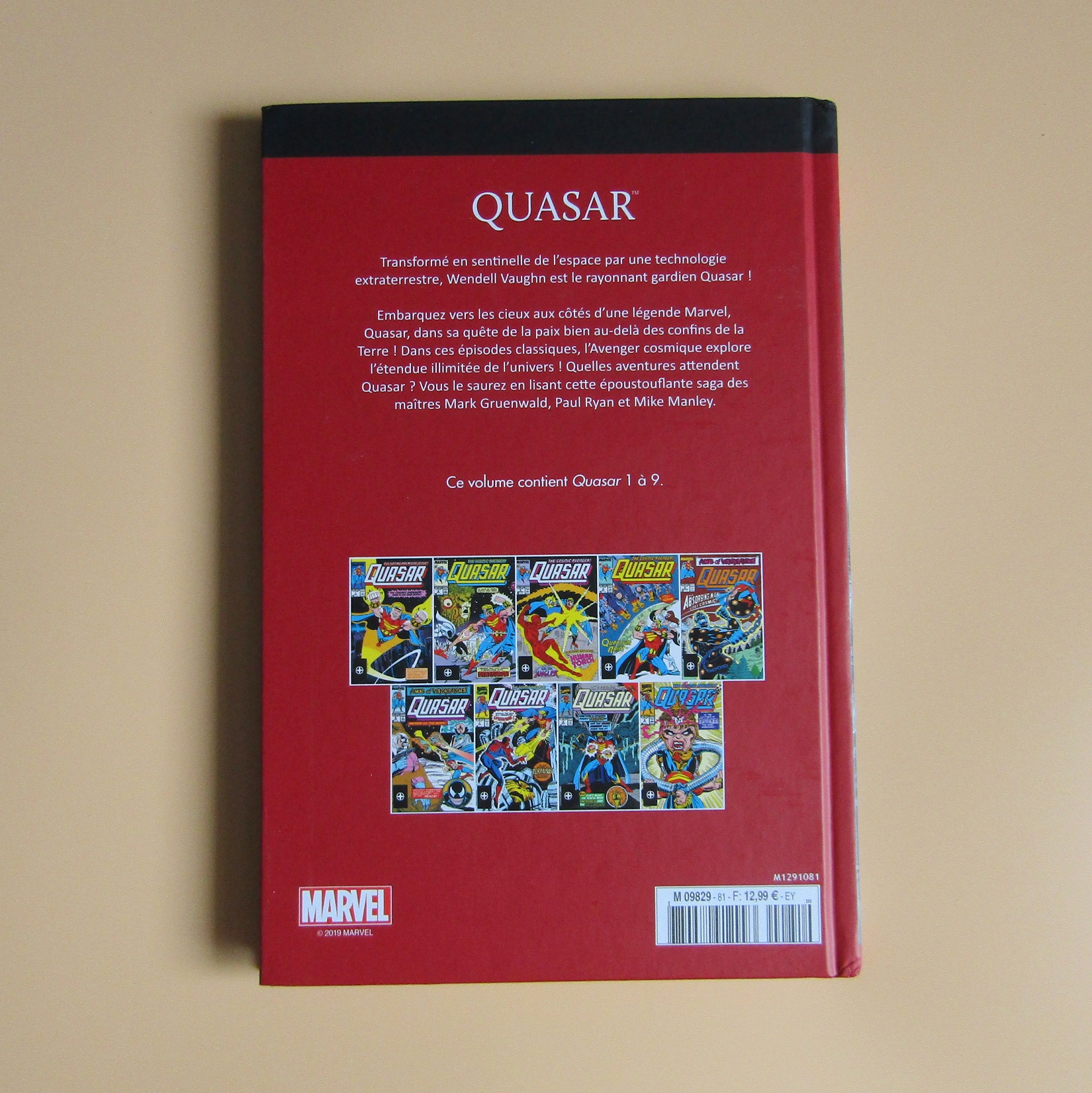 BD. Comics. Marvel. Le meilleur des super-héros. Quasar. 2019