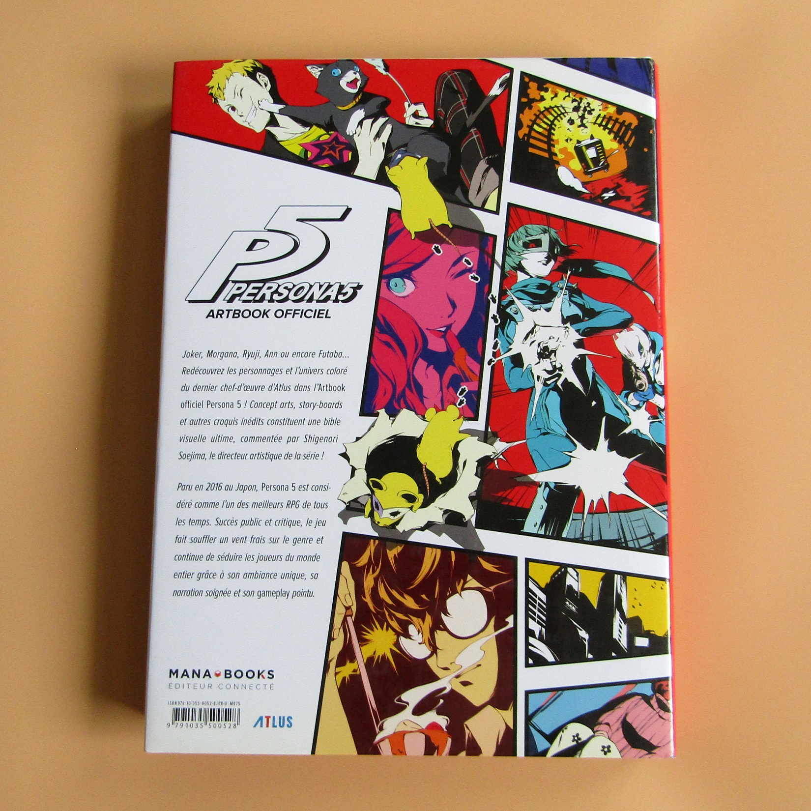 Livre. Artbook officiel Persona 5. Mana Books. 2019. EO